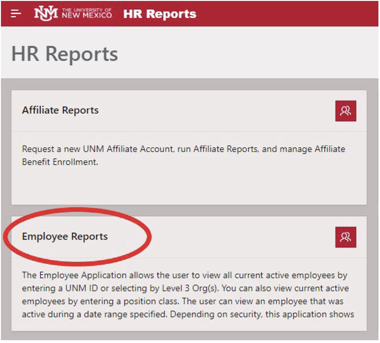 hr reports 